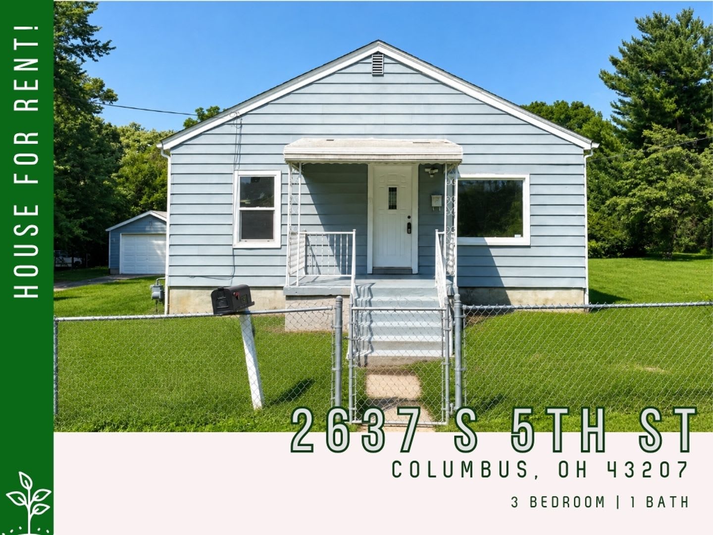 Spacious 3BR South Columbus Home with Sunroom, Full Basement, Garage, and Large Yard! – photo 1