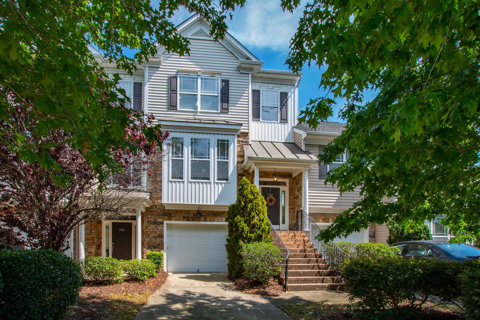 Elegant Townhouse with Modern Upgrades and Community Pool at 9902 Precious Stone Dr, Wake Forest! – photo 1