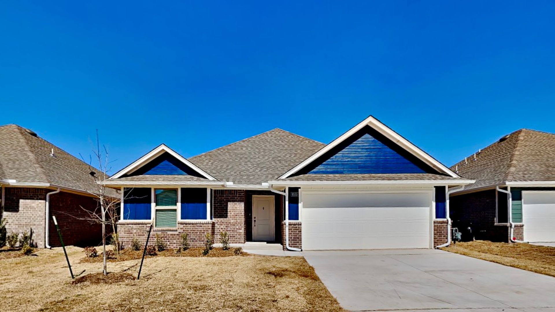 Leasing Special Luxury New 3 Bedroom 2 Bathroom W Study Home In Piedmont Schools Neighborhood Park And Basketball Court – photo 1