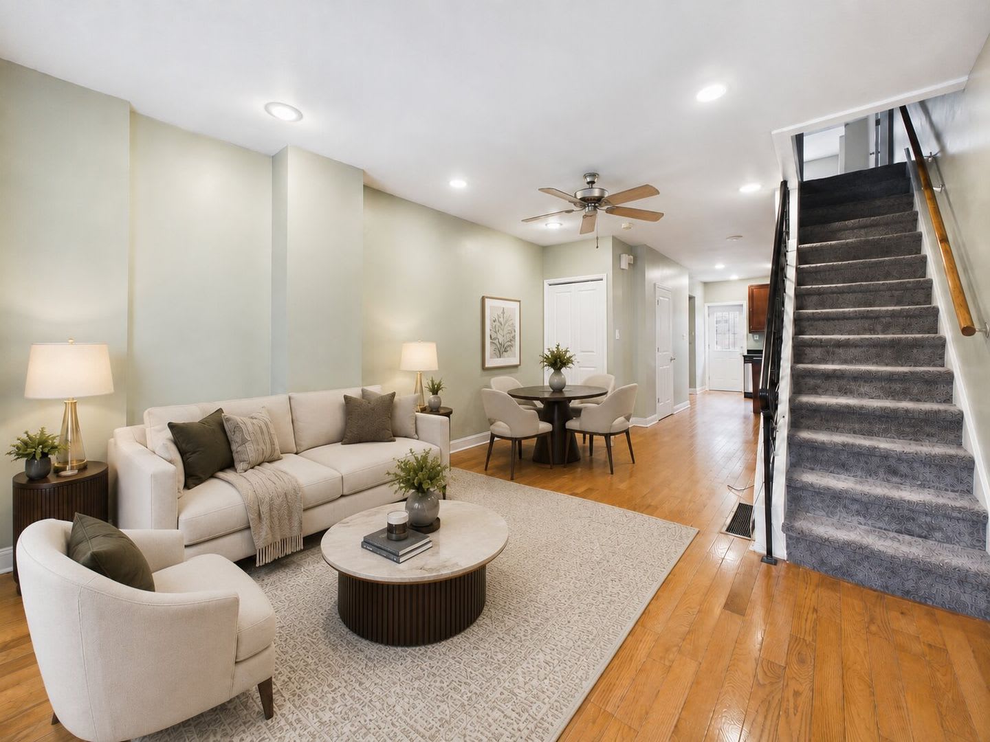 Lower Moyamensing Townhome with Private Patio, Finished Basement & Modern Updates – photo 1