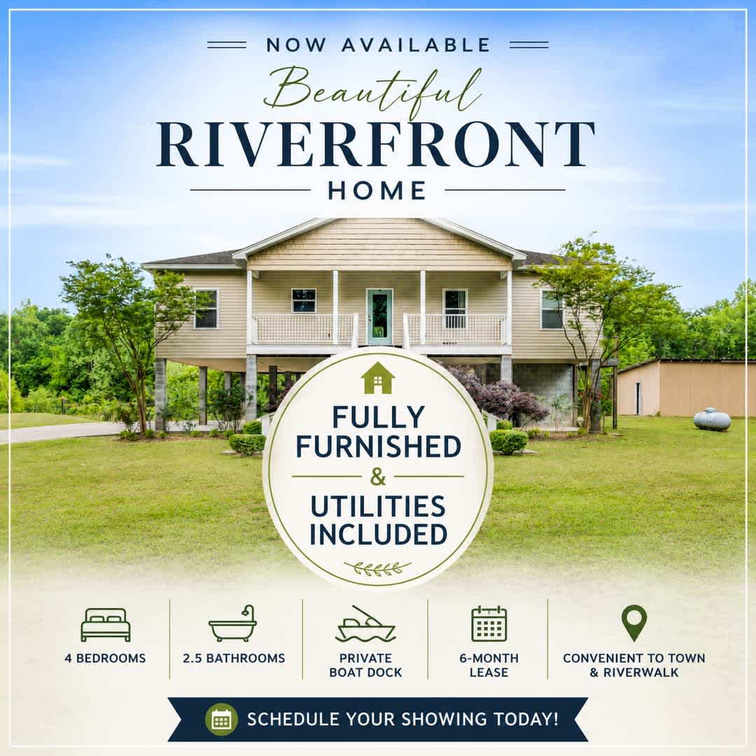 Beautiful 4-bedroom, 2.5-bath riverfront home – photo 1 of 31