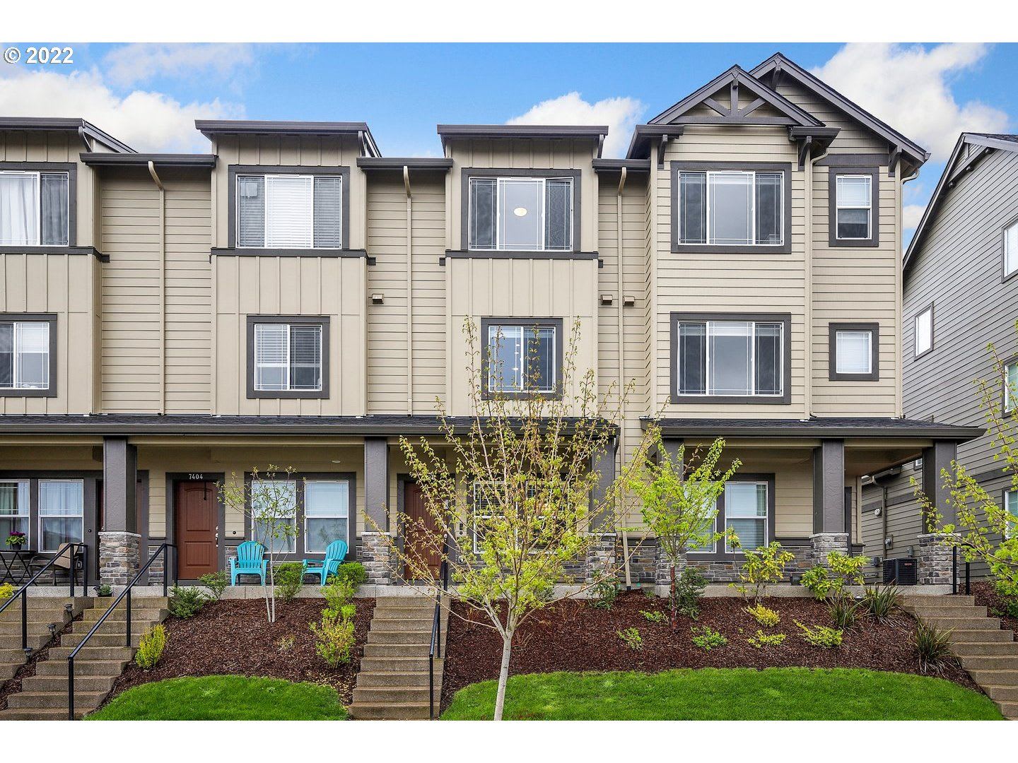 Modern North Bethany 2-Bedroom + Den Townhome with Garage, Private Balcony near Parks &amp; Trails – photo 1 of 29