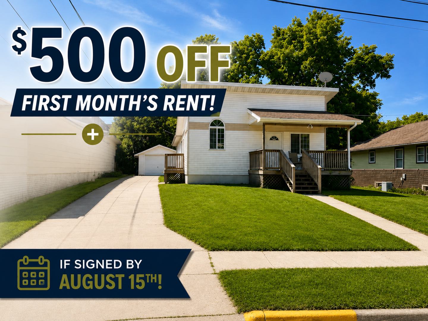 MOVE-IN SPECIAL! $500 OFF FIRST MONTH'S RENT! Large 4-Bedroom, 3-Bathroom House – photo 1