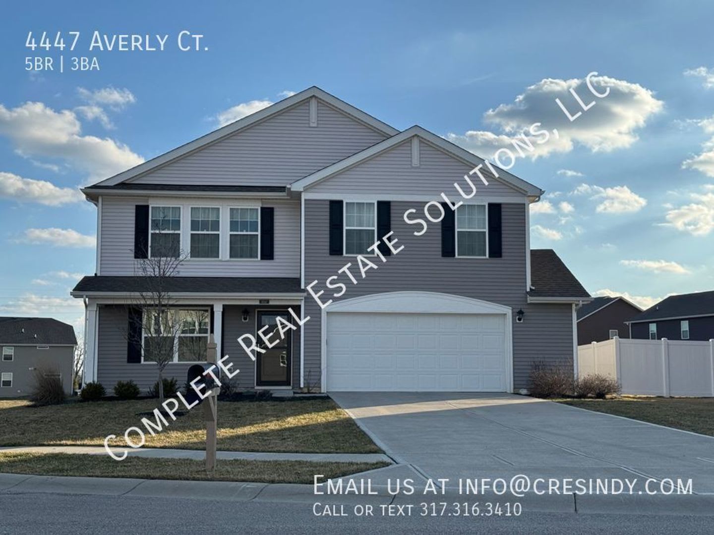 COMING SOON: 5 Bedroom / 2.5 Bath Home located at 4447 Averly Ct. in Indianapolis, IN – photo 1