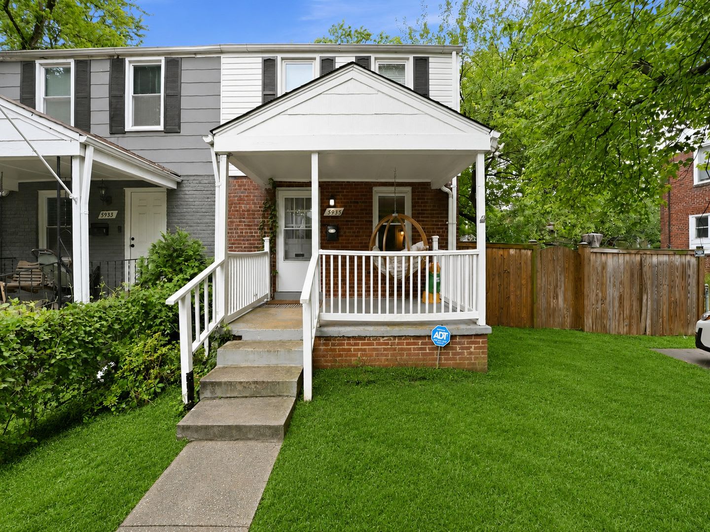 Welcome To 5935 Williamsburg Road A Beautifully Updated Three Level Duplex In The Highly Sought After Jefferson Manor Community Of Alexandria – photo 1 of 13