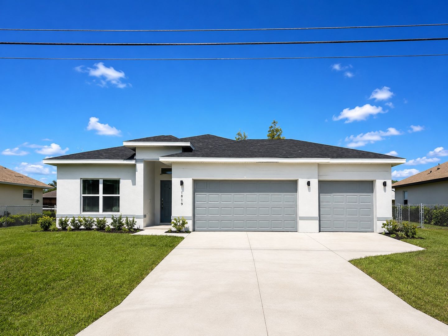 Brand-New Canal Front Home with Private Dock, 3-Car Garage & Modern Upgrades in Cape Coral – photo 1
