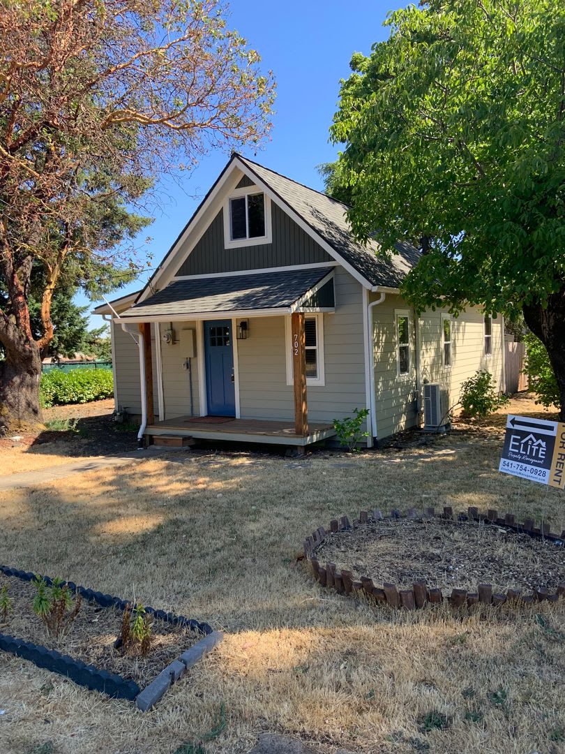 Available Now: Price improved 3 bedroom ~ 1 bath one level House on Corner Lot – photo 1 of 18