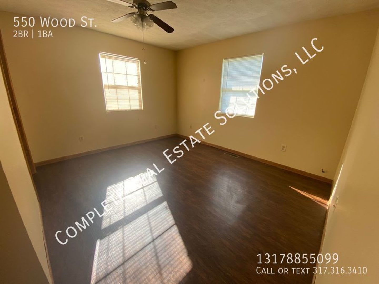 COMING SOON: 2 Bedroom/1 Bath located at 550 Wood St. in Greenfield, IN.