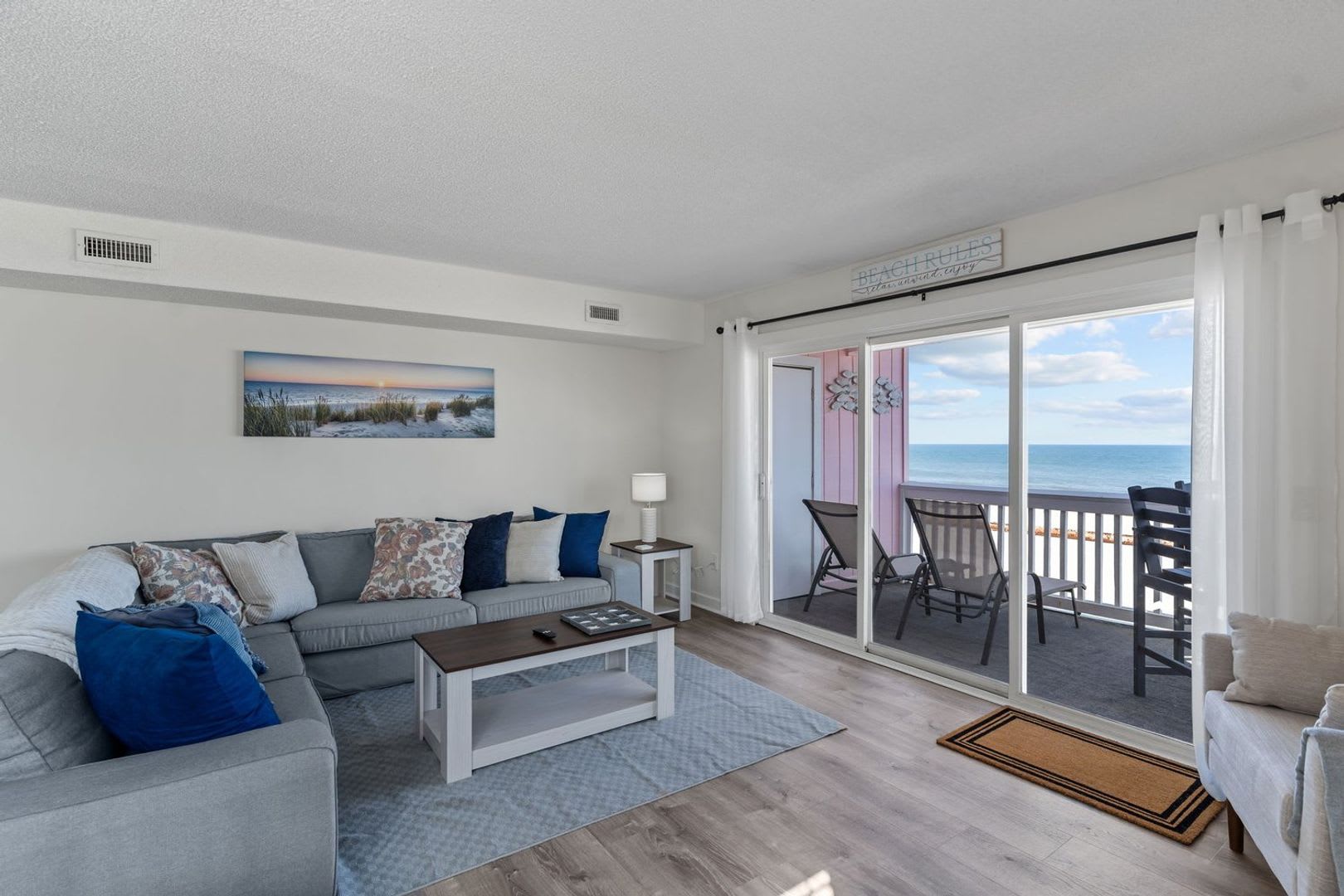 Oceanfront Furnished Condo Carolina Beach North End Mid Term Extended Stays – photo 1