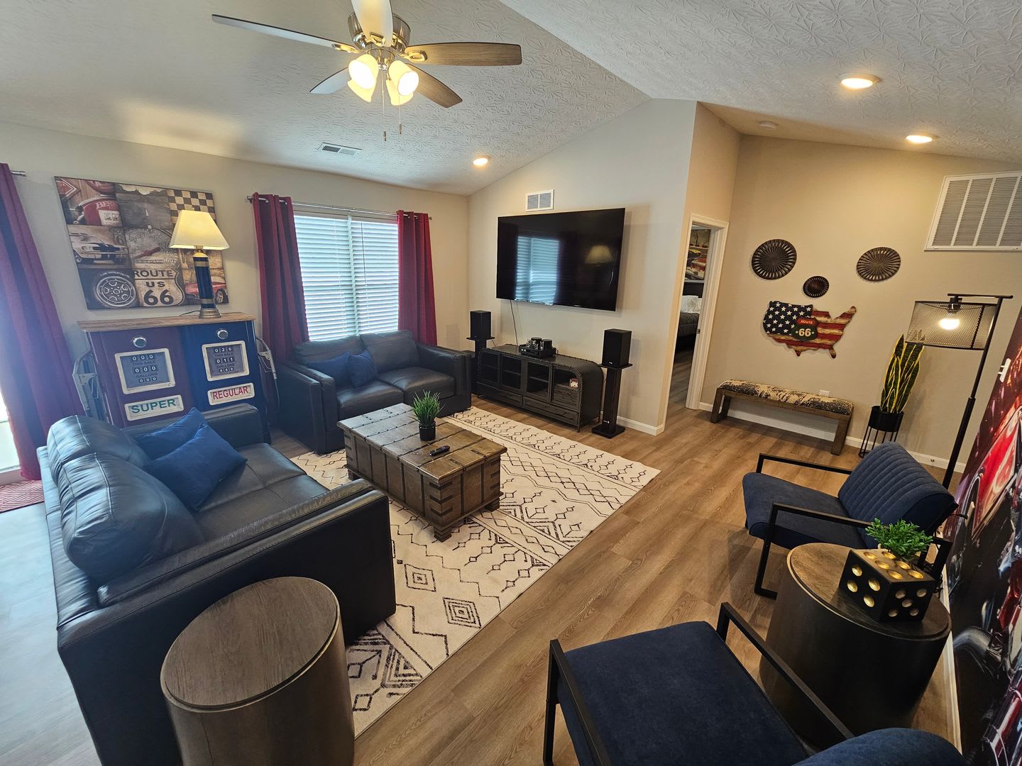 Vroooom The Road Is Calling Fully Furnished Themed Rental Includes All Utilities And Internet – photo 3