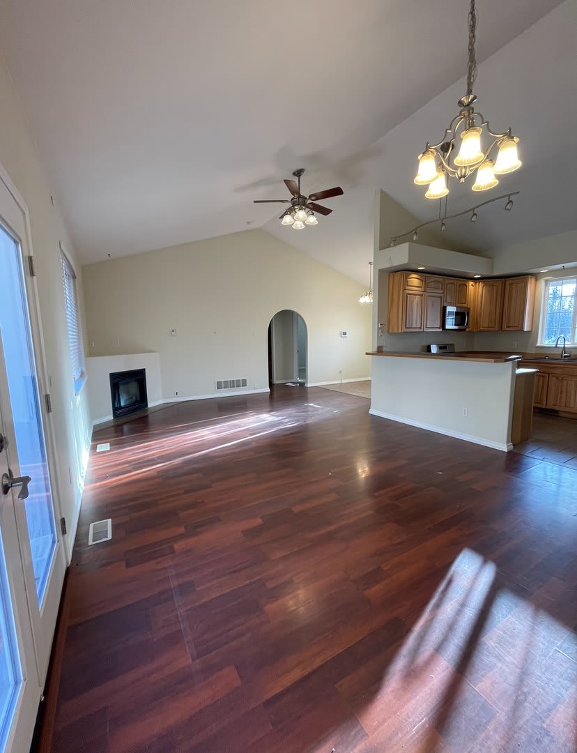 Private and conveniently located 3 bedroom/ 2 bath Ranch home with oversize 2 car garage on over an acre! – photo 4