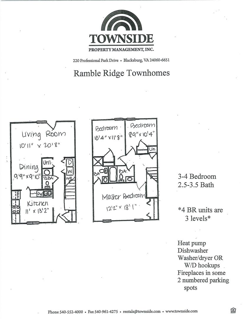 3 Bedroom 2.5 Bath Townhouse – photo 2