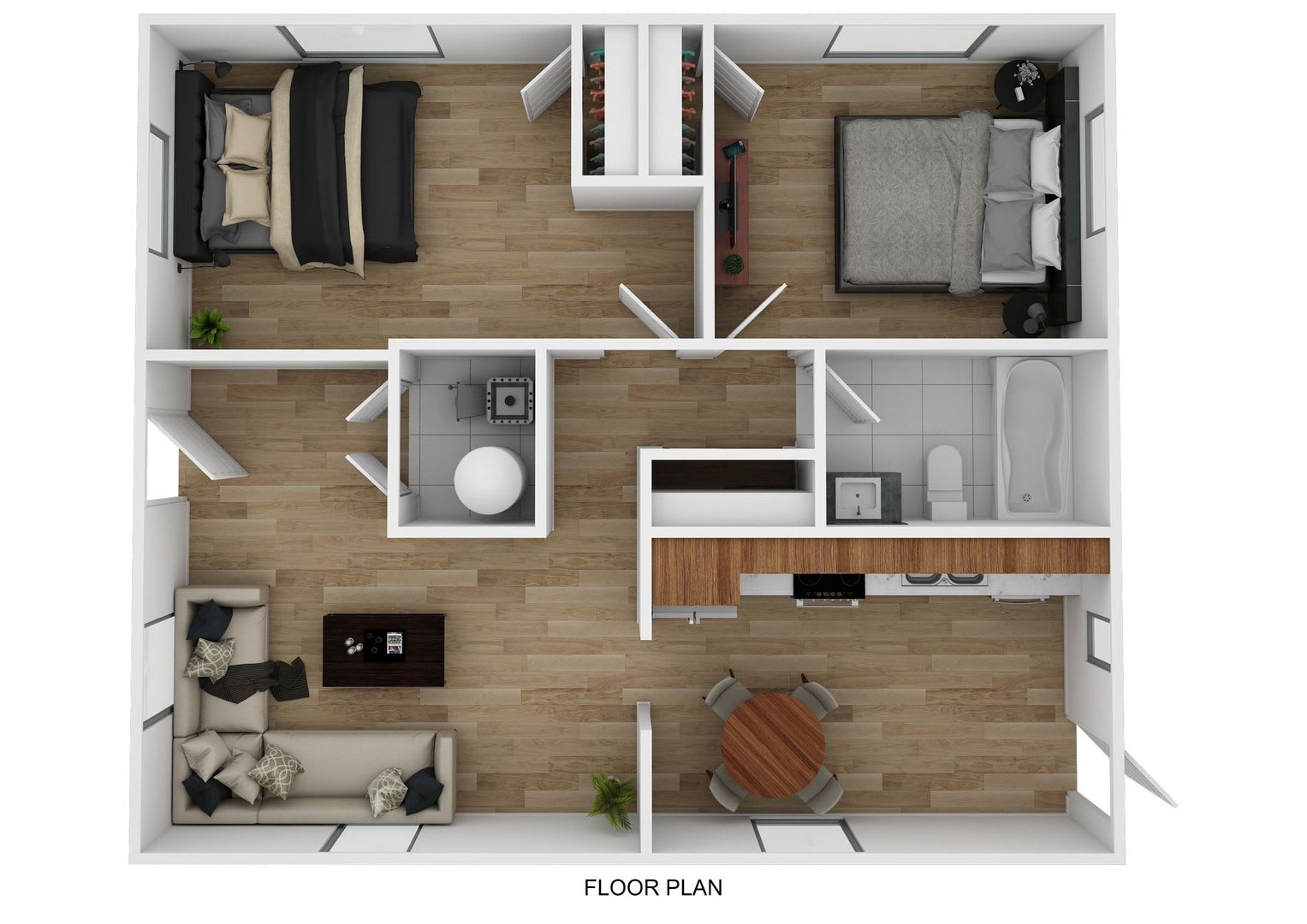 2 Bedroom 1 Bath in Prime Location – photo 3