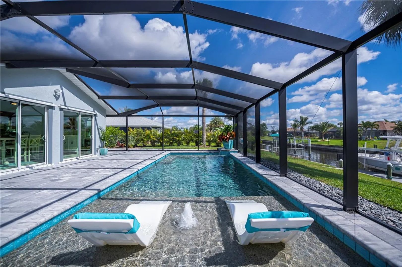 Furnished Short Term Rental 3 Bed 2 Bath Single Family Pool Home 5 000 Month Heated Swimming Pool Canal View – photo 1