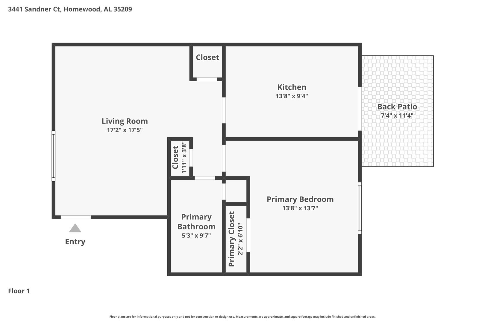 Cute 1 Bed 1 Bath Condo In Homewood Al For Rent With Half Off Deposit – photo 2