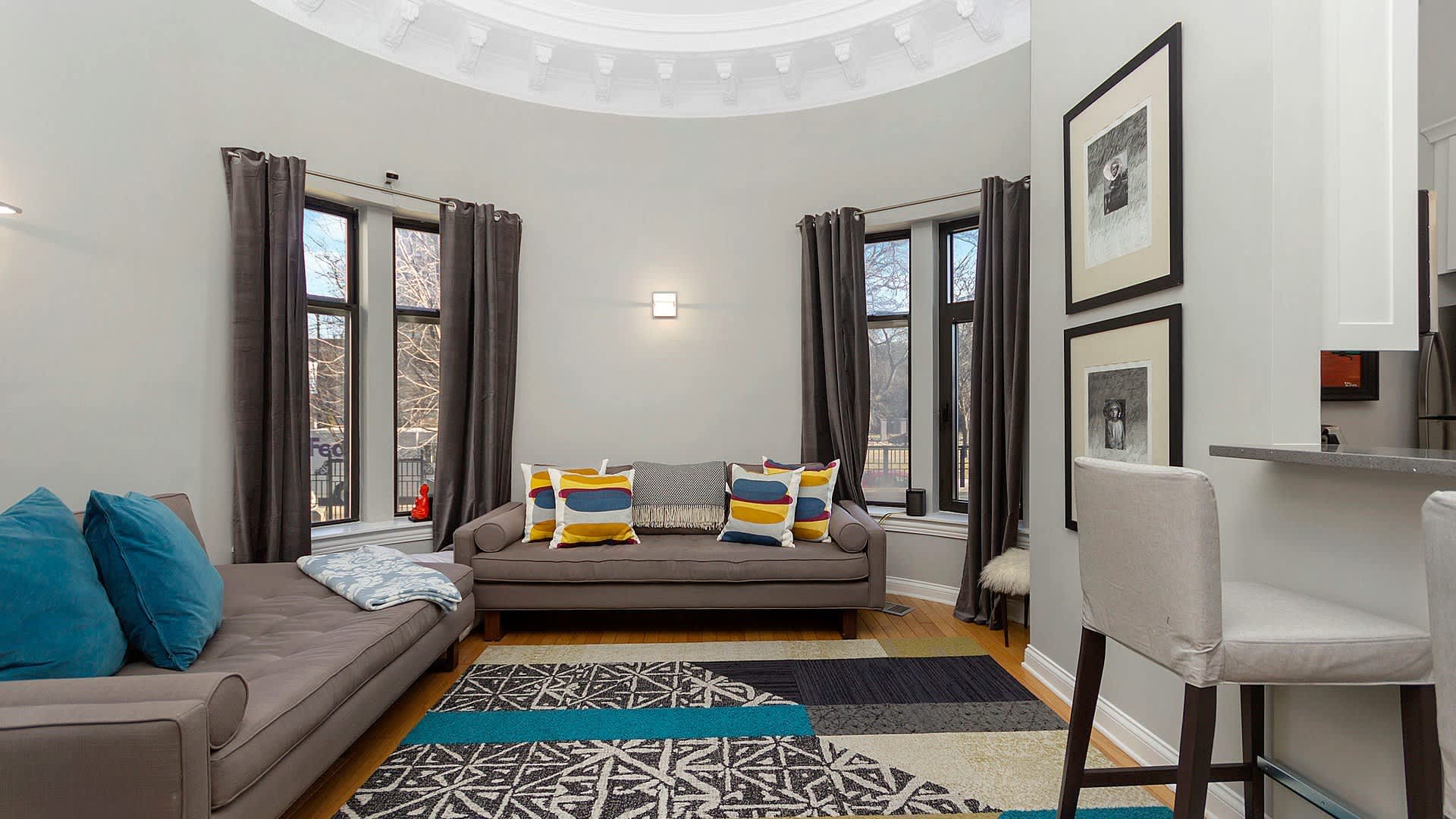 Renovated 1-Bedroom Duplex in Historic McGill Parc Castle — $1,565/Month – photo 3