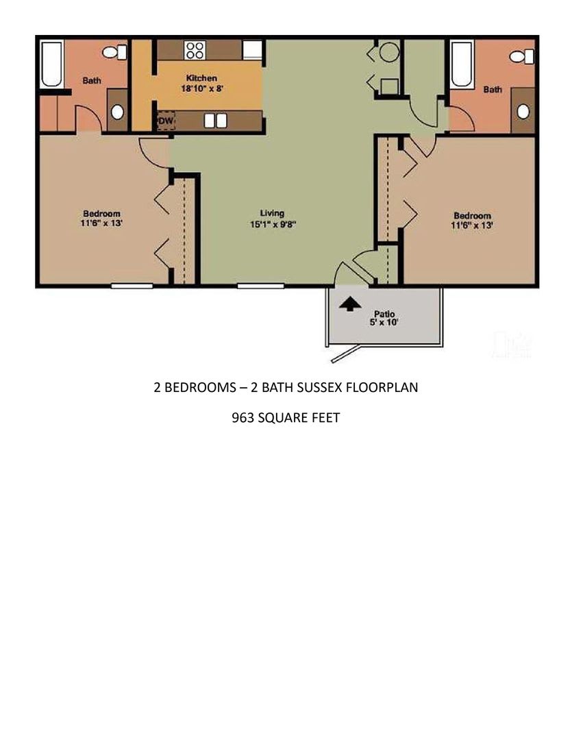 Charming Two-Bedroom Two-Bathroom Apartment in Prime Chesterton Location! – photo 1