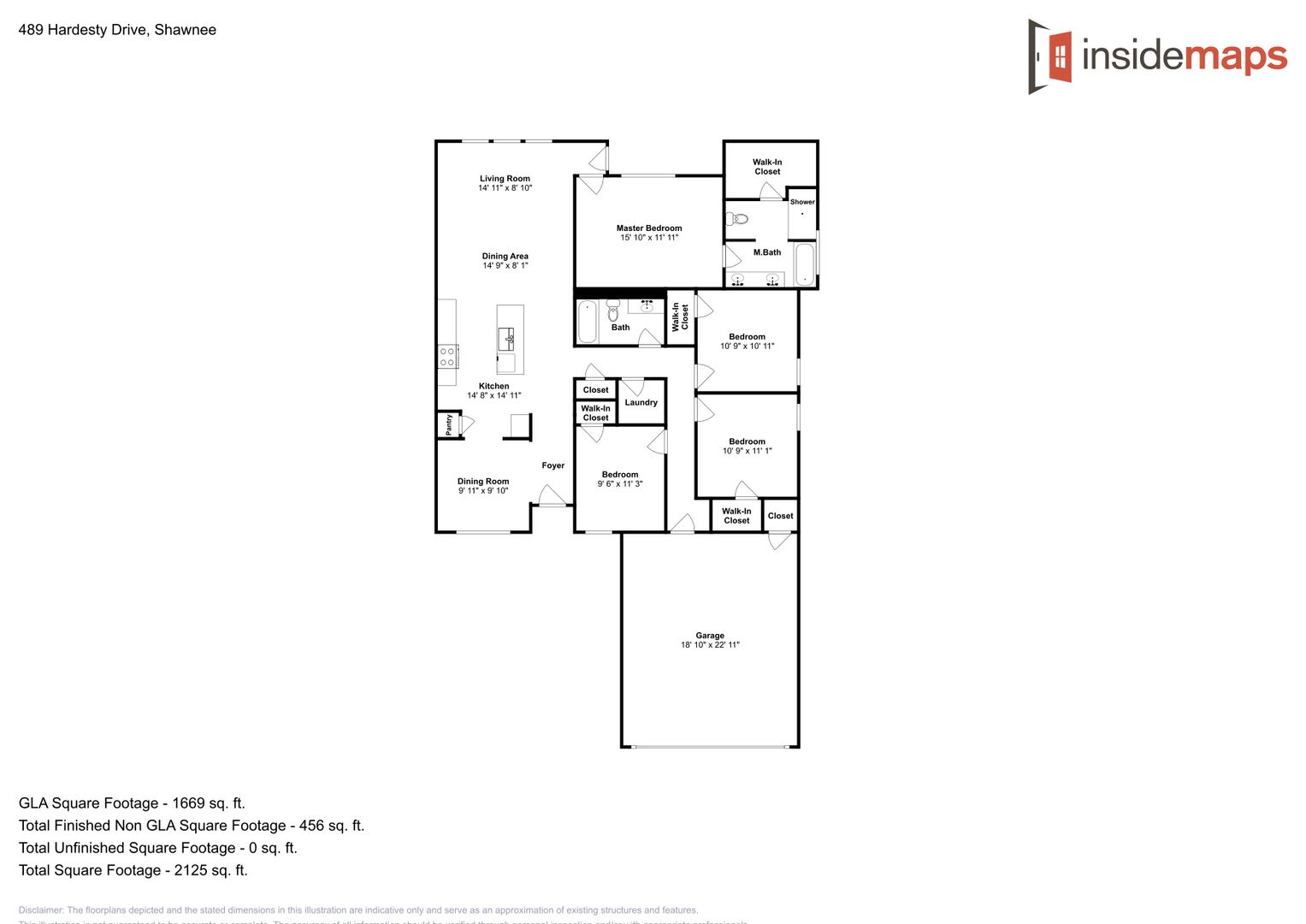 Spacious 4 Bedroom 2 Bathroom Home in Shawnee! – photo 3