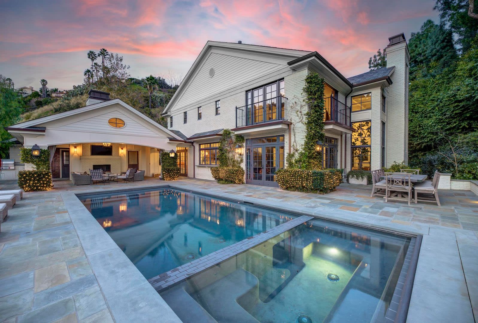 Furnished Hollywood Hills Estate Summer Rental With Panoramic City Views Gym Spa Pool – photo 4