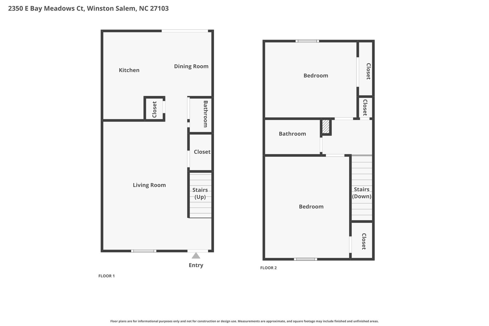 2350-E Bay Meadows Ct-2BR/1.5BA-Townhouse!!! – photo 2