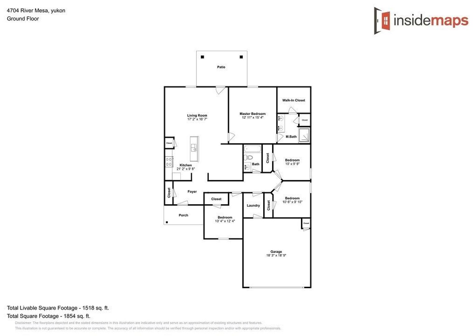 Very Nice 4 Bedroom 2 Bath Home in Yukon Schools – photo 2