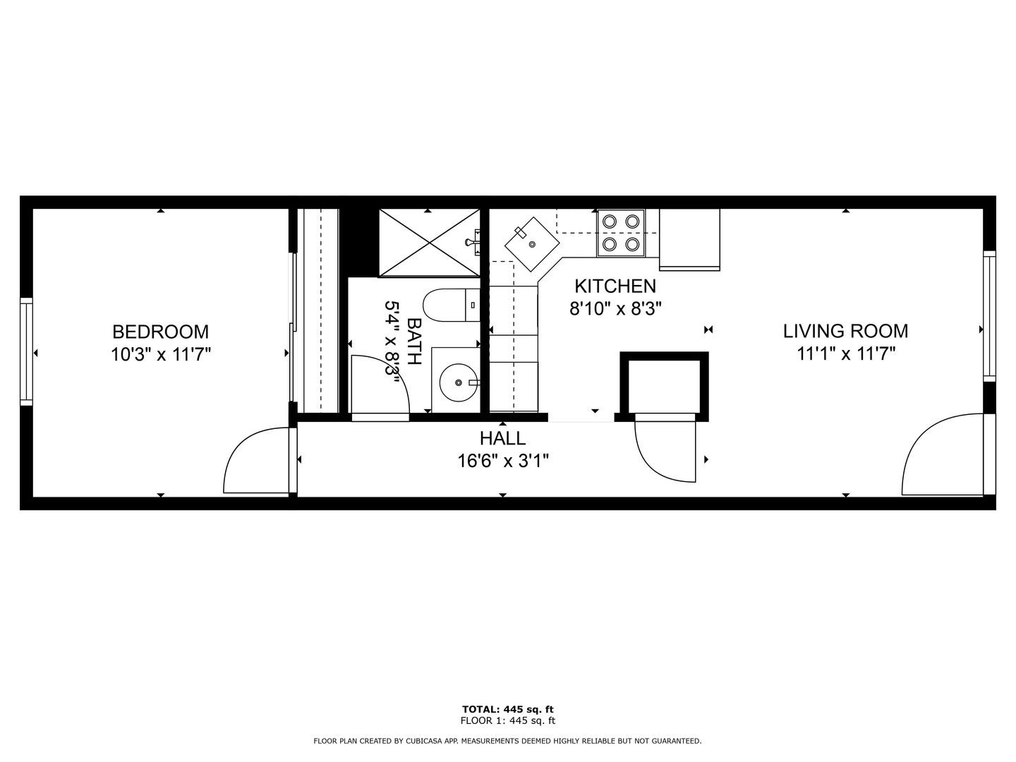 Newly Remodeled 1 Bedroom Apartment, Walk to Campus! – photo 3