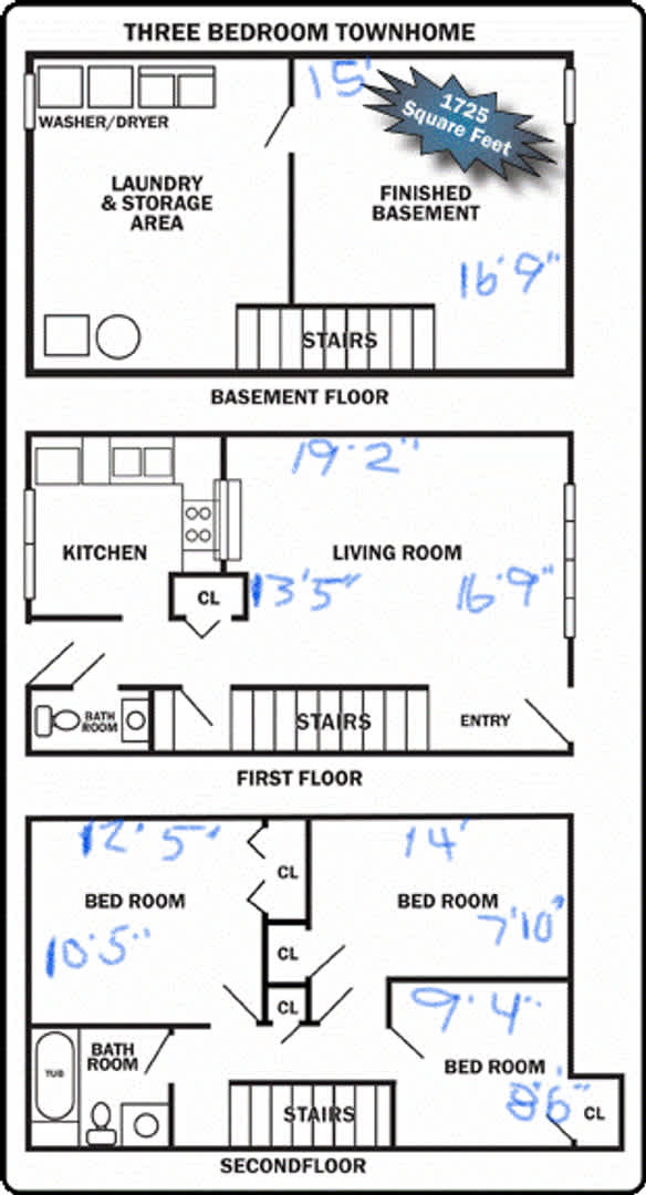 Spacious 3 level Townhome Available – photo 1