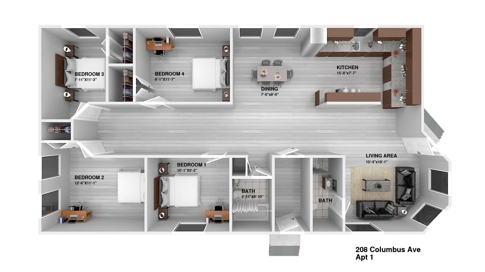 208 Columbus Ave Apt 11 – photo 2