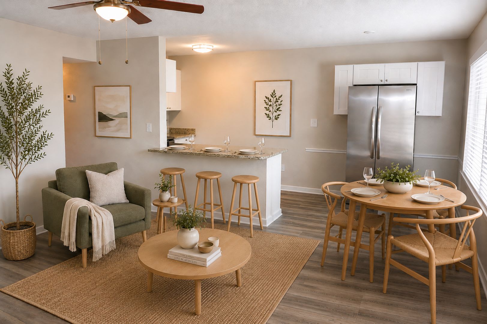 2 bed 1.5 bath condo – photo 2