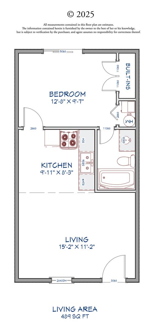 1 bedroom, 1 bath – photo 2