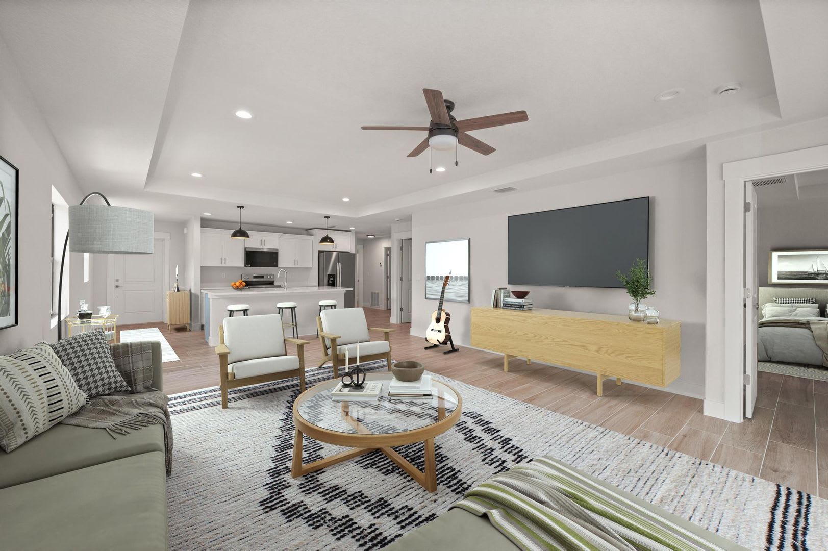 NEW Villa-duplex home with quartz counters, 2-car garage, and a rear patio – photo 3