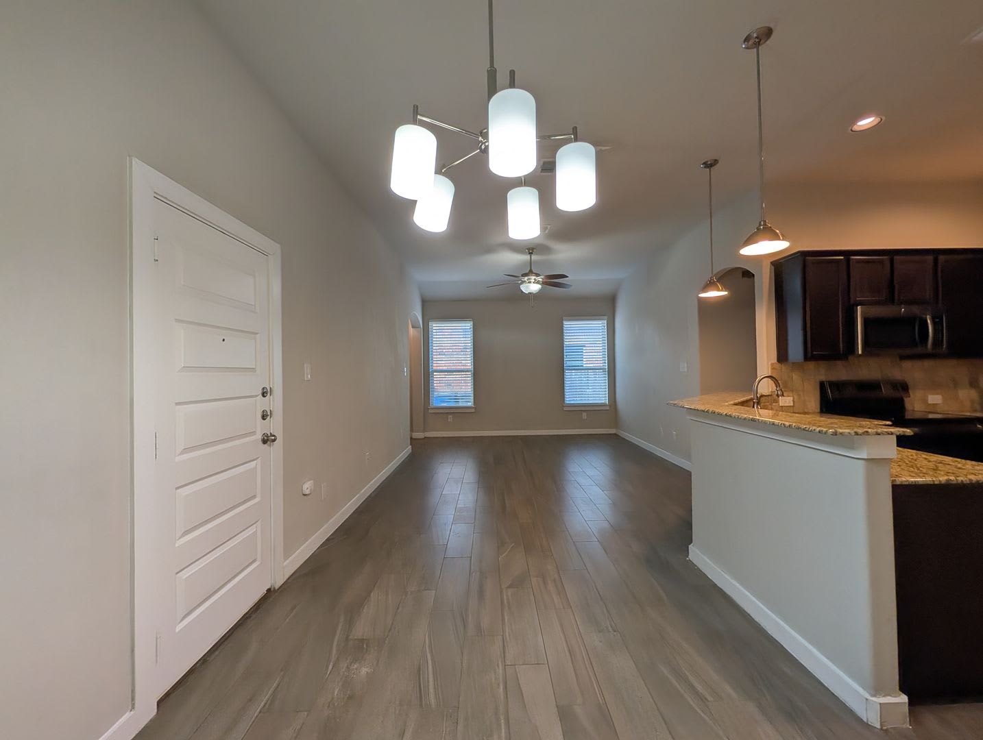 Fridge Included No Carpet Interior Washer Dryer Connections Fenced In Back Yard Covered Back Patio Cisd – photo 4