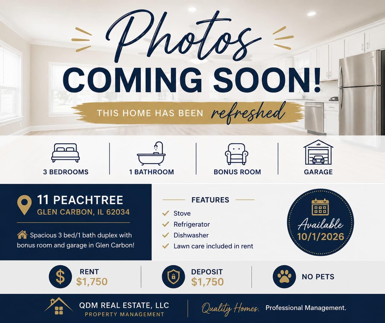 Spacious 3 Bedroom Duplex in Glen Carbon – Available 10/1! – photo 1