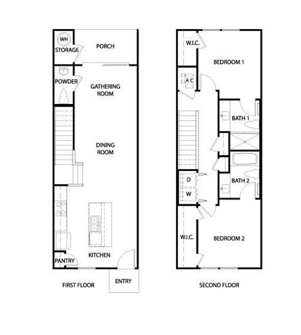 2-Bedroom Townhome for Rent with Private En-Suite Baths & Screened Porch – photo 3