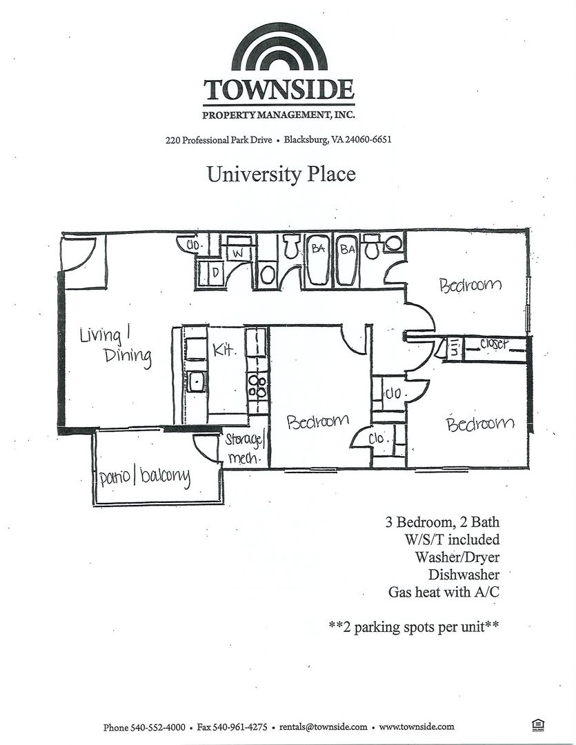 3 Bedroom 2 Bath Condo – photo 2