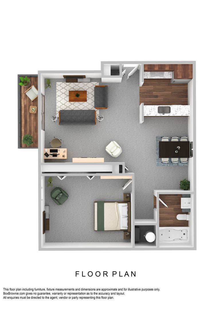 1 Bedroom, 1 bath – photo 2