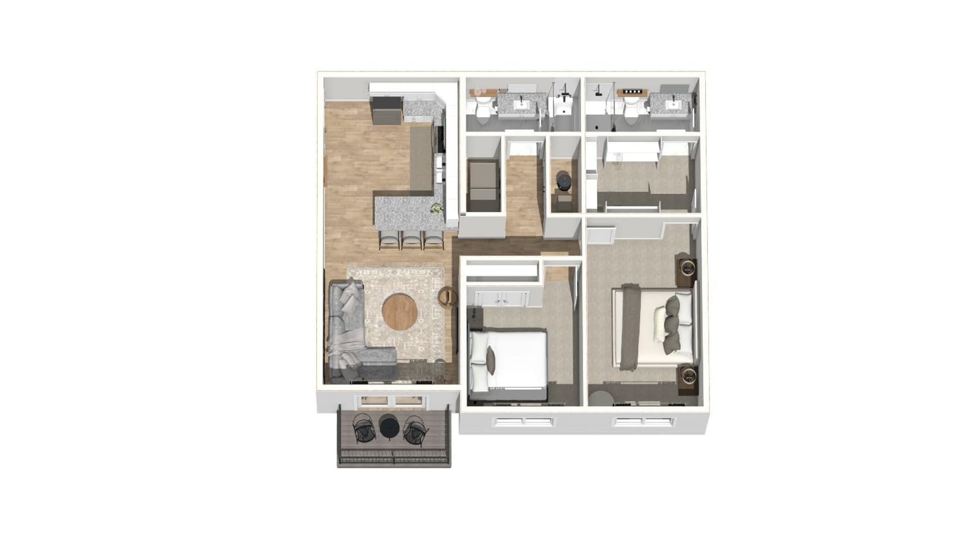 The Cumberland Of Columbus Modern Look In A Convenient Location 1 2 Bedroom Apartments Pet Friendly – photo 3