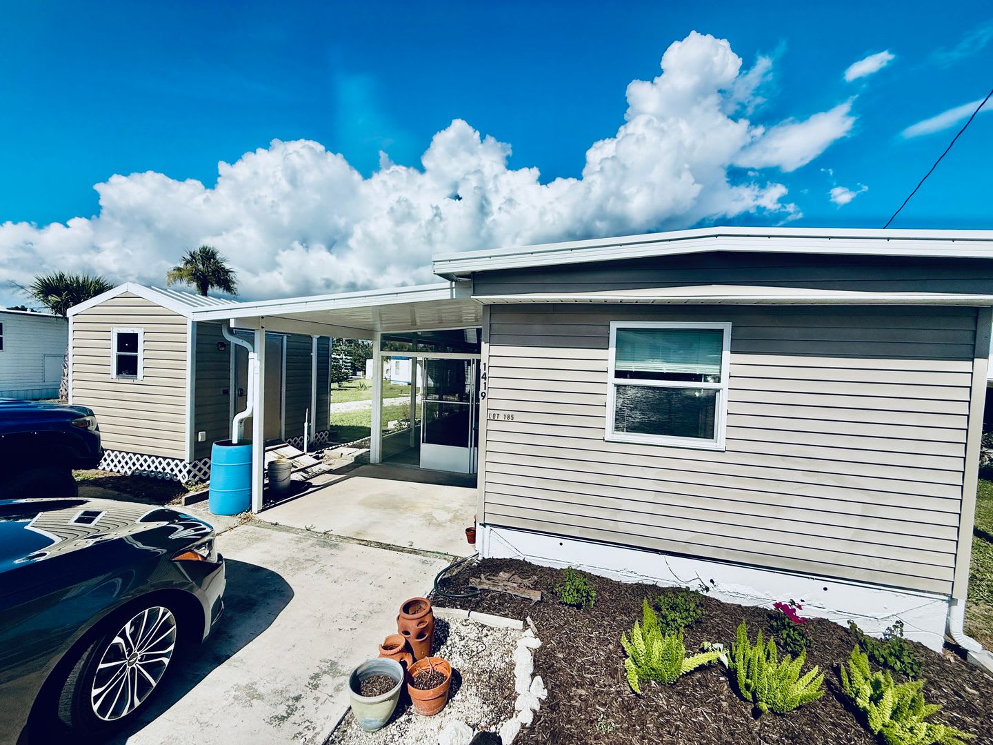 2/1 Charming 55+ Mobile Home Partially Furnished for Rent – 1419 Turkey Creek Dr, Palm Bay, FL 32905 – photo 1