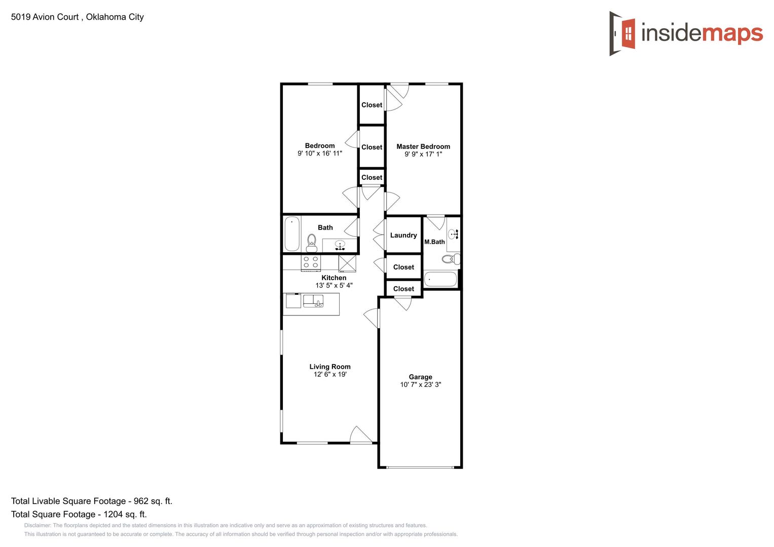 2 Bedroom 2 Bath 1 Car Garage Duplex Close To Tinker AFB – photo 2