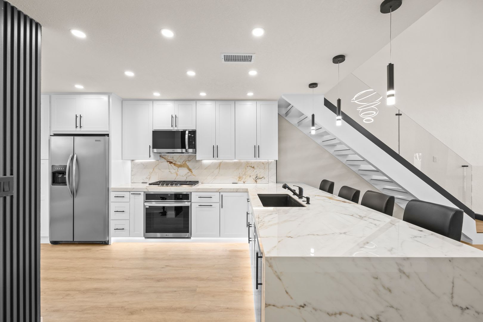 Finisterra On The Lake Remodeled 3 Bedroom With Loft 2 Bath 2 Two Story Condo With Step Down Living Room – photo 1