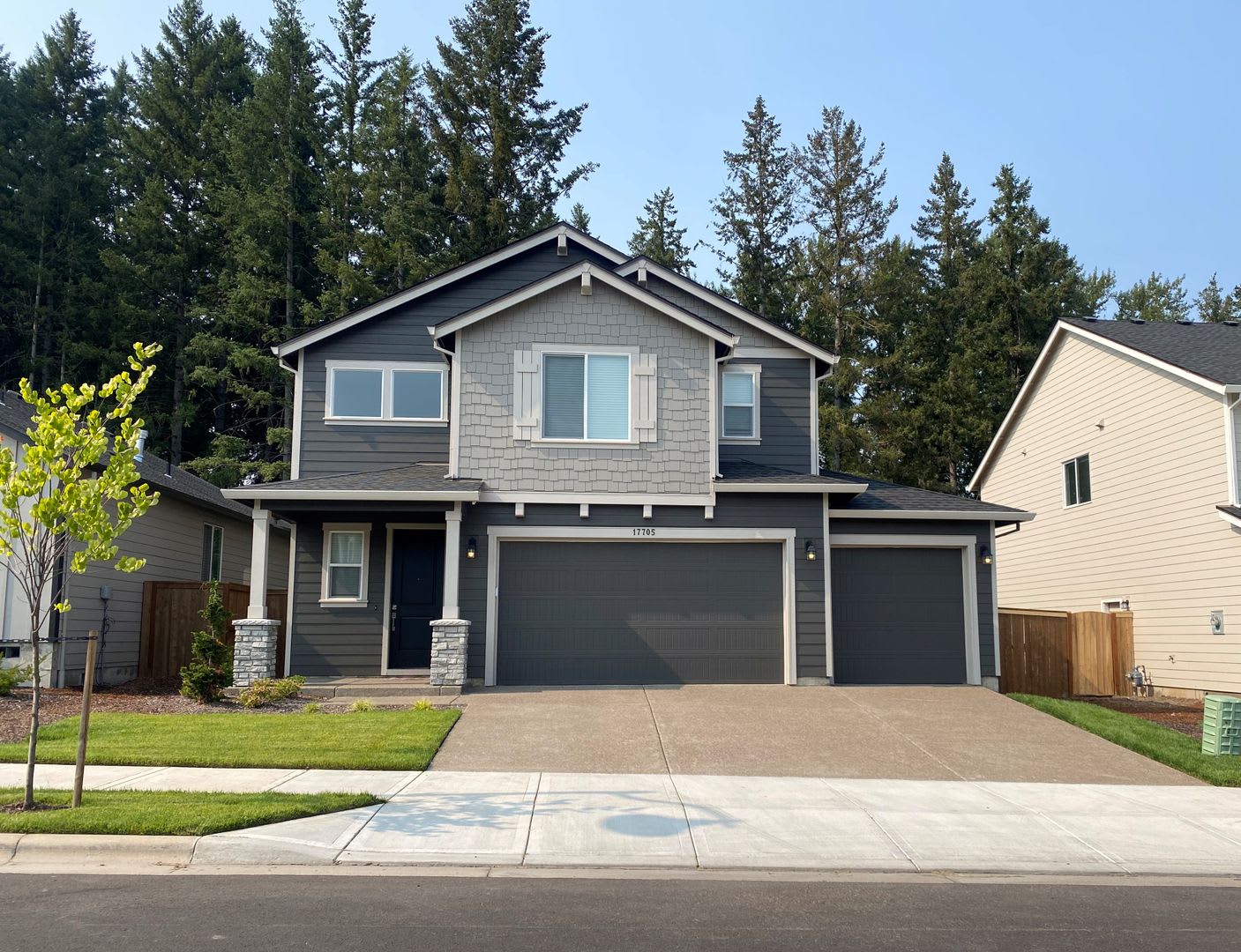 Newer Construction Beautiful Brand Home Backs To Greenspace Gourmet Kitchen Open Landing Fenced Yard – photo 1
