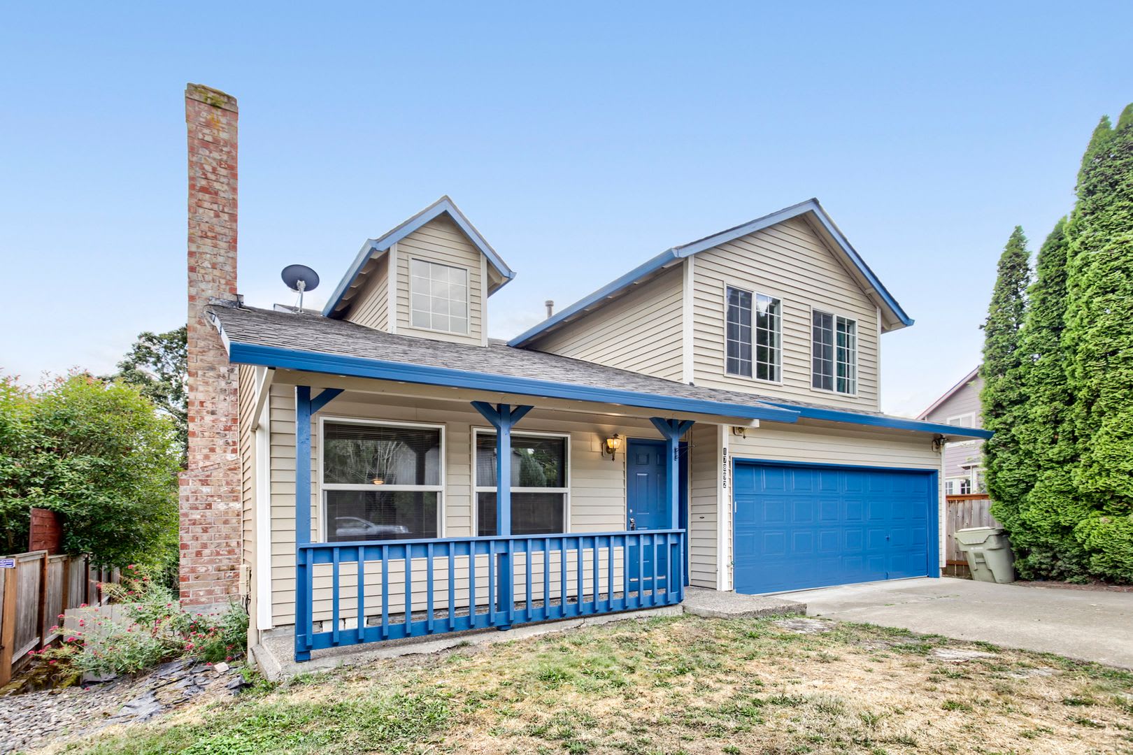 3Br 2 5Ba Two Story Home In Bethany Nw Portland Expansive Backyard Deck Fully Fenced Yard 2 Car Garage – photo 2