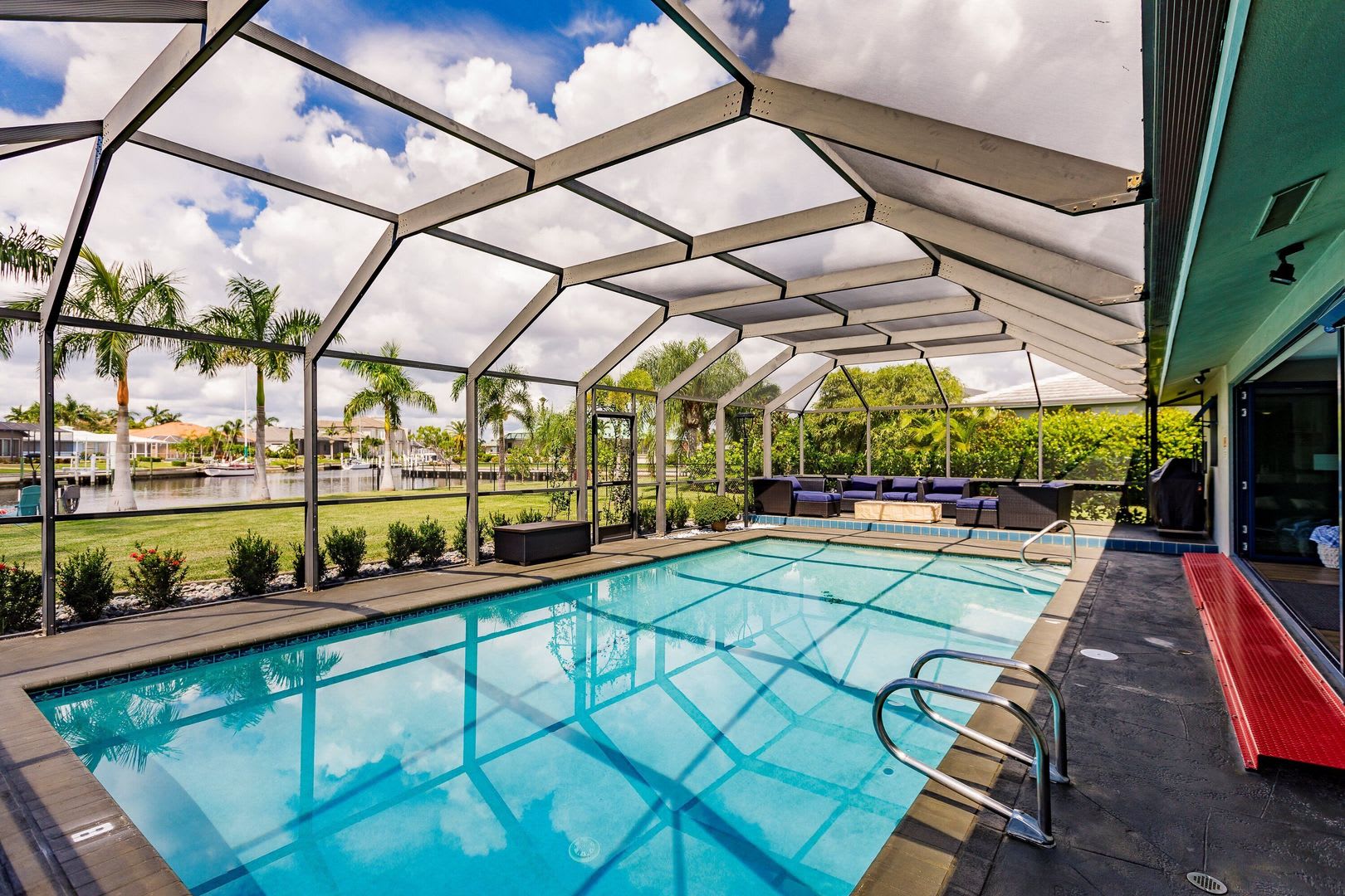 Fully Furnished Gulf Access Pool Home 3 bed 2 bath with boat lift – photo 4