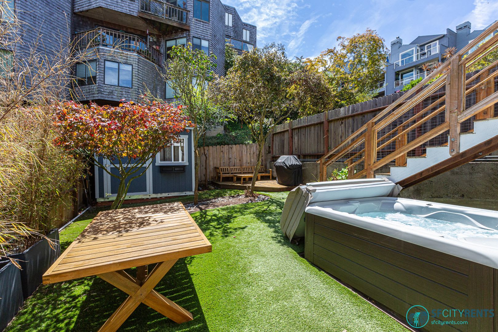 Noe Valley: Beautifully Remodeled Single Family Home w/ Deck, Landscaped Yard & Hot Tub – photo 5