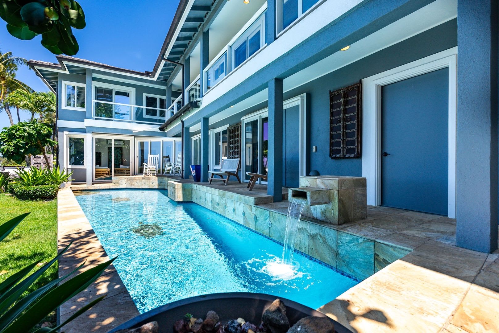 Oceanfront Wailupe Beach House W Pool Hot Tub – photo 4