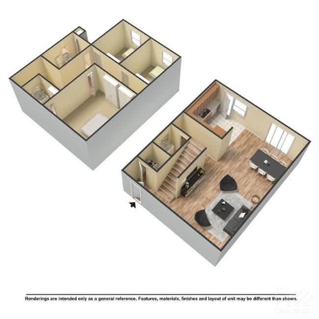 3 Bedroom 1 1/2 Bath Townhomes – photo 1