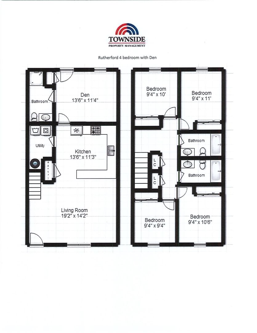4 Bedroom, 3 Bath Townhouse – photo 4