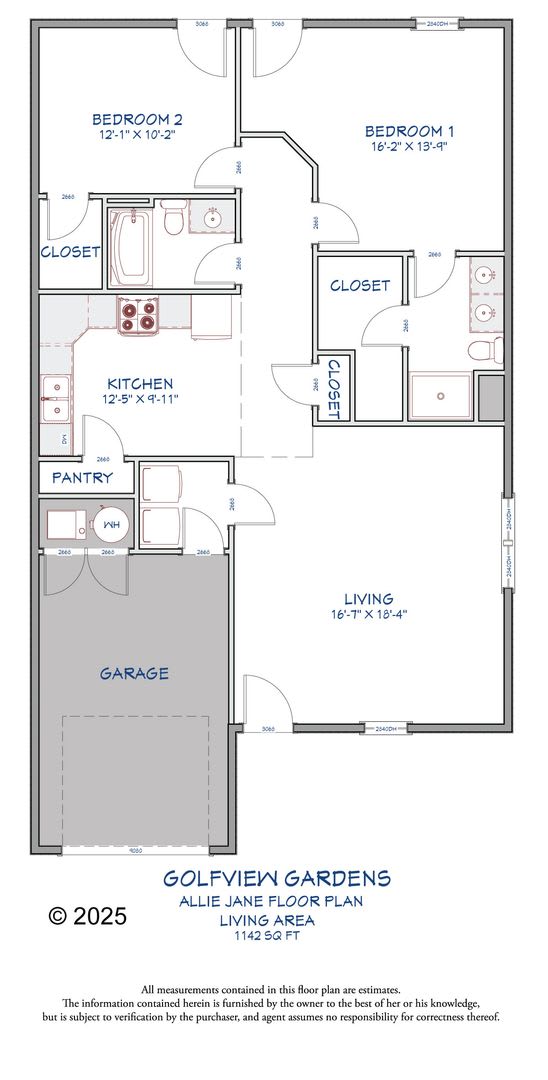 2 bedrooms and 2 baths – photo 4