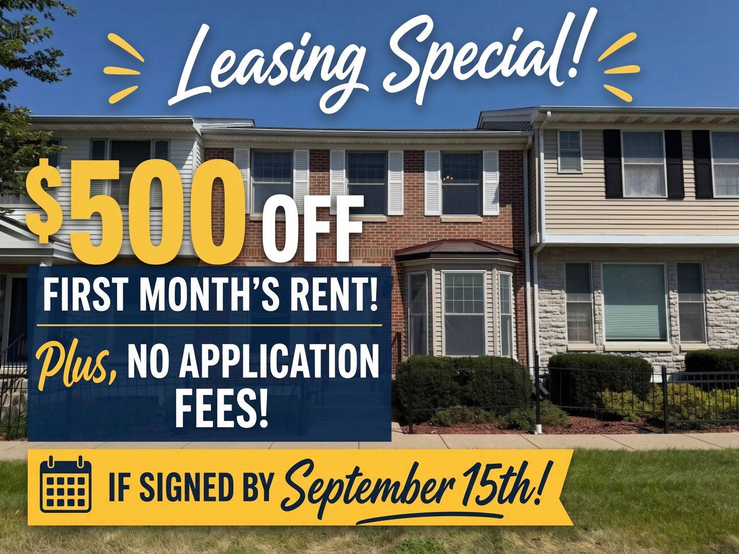 MOVE-IN SPECIAL! $500 OFF FIRST MONTH'S RENT! Large Townhome in North Ames – photo 1