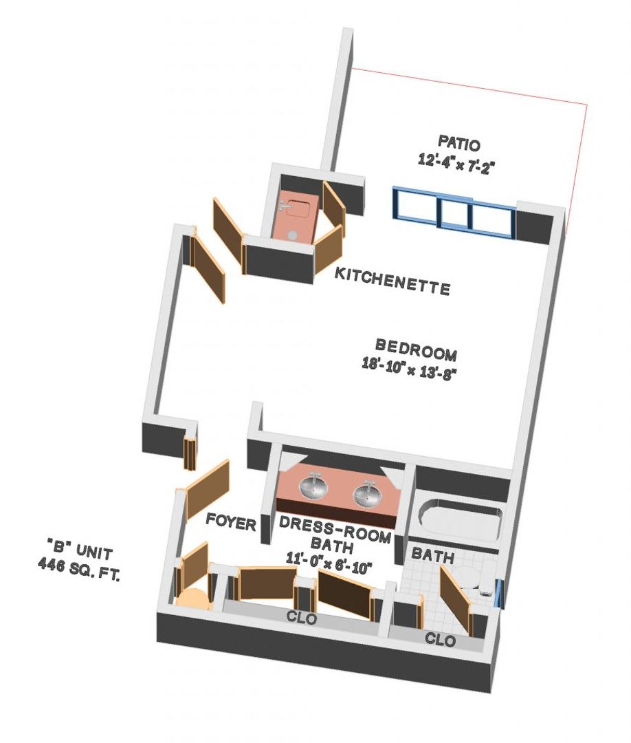 Studio in Grenelefe – photo 2